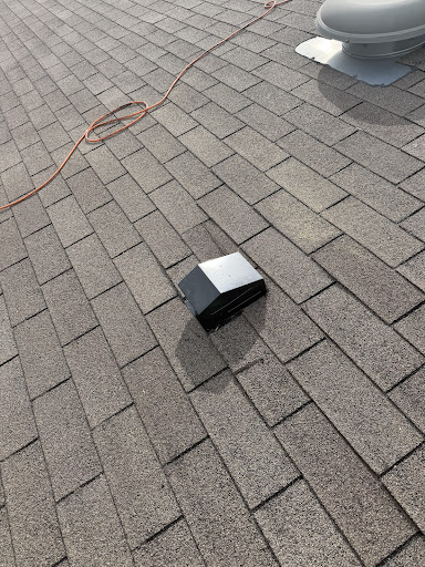 Completed residential roof replacement in Fort Worth Texas